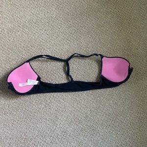 Pink push up bra